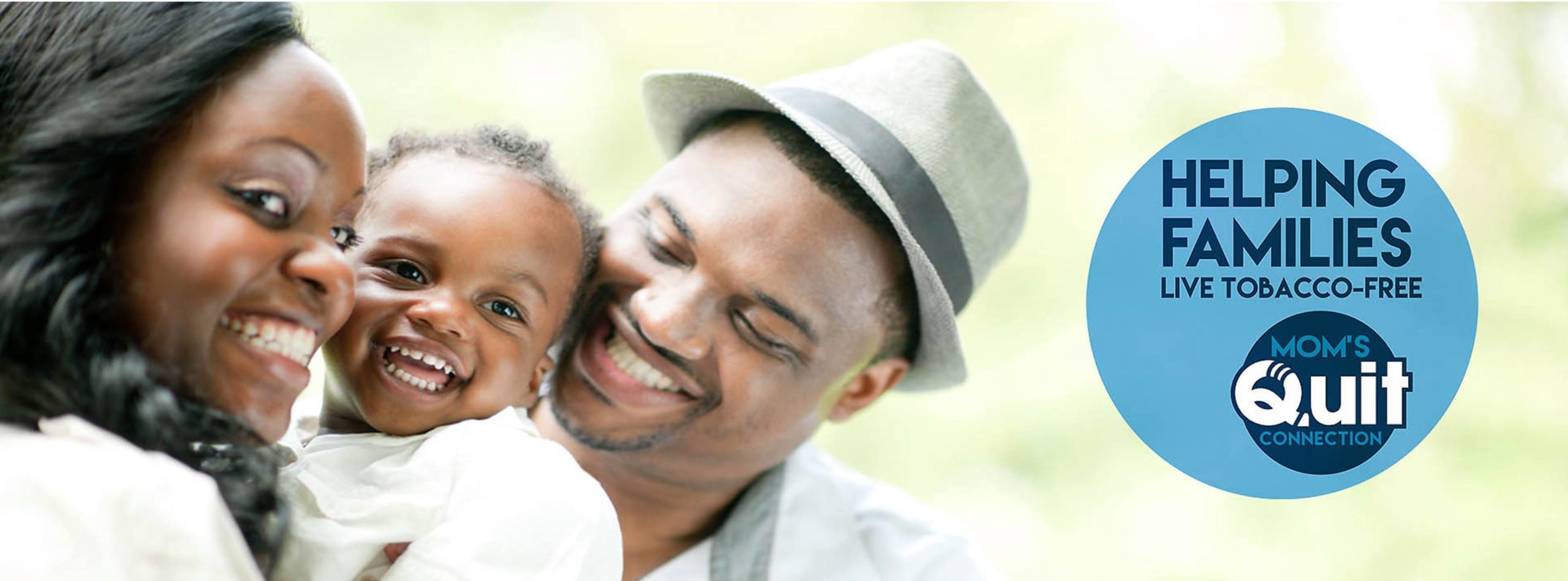 FHI Mom’s Quit Logo with Image of Family FHI Mom's Quit Logo with Image of Family